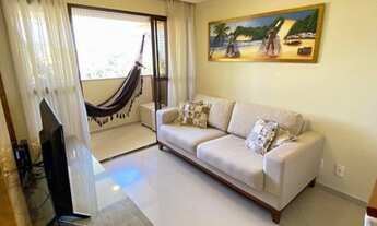 Imagem 3: Lindo Apartamento 2/4 Suíte 58m² Mobiliado Para aluguel No Residencial Poeta em Ponta Negr