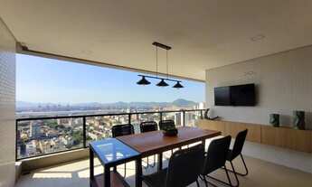 Imagem 3: Apartamento para venda com 120 metros quadrados com 3 quartos em Aparecida - Santos - SP
