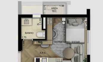 Imagem 5: Studio para venda tem 22 metros quadrados com 1 quarto em Perdizes - São Paulo - SP