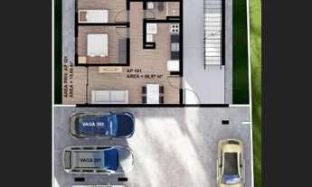 Imagem 2: Apartamento Duplex nos bancários com 3 quartos, sendo 1 suíte e área externa privativa