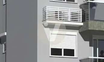 Imagem: Apartamento 1 dormitório com sacada e churrasqueira