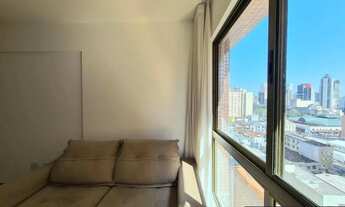 Imagem 6: Apartamento com 1 dormitório, mobiliado, andar alto. Ed Central Station