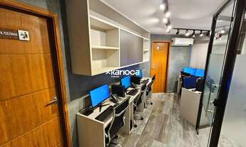 Imagem 5: Sala Comercial Mobiliada de 65m² com 3 Banheiros, Sala de Reunião de Vidro, Copa e Vaga