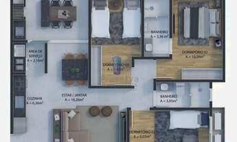 Imagem 5: Apartamento à venda no bairro Dom Bosco - Itajaí/SC