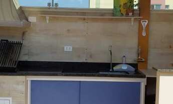 Imagem 2: Cobertura para venda com 150 metros quadrados com 2 quartos em Vila Valparaíso - Santo And