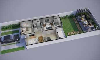 Imagem 2: Casa com 3 quartos em condomínio fechado, várzea grande-mt