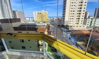 Imagem 2: Apartamento com 3 dormitórios à venda, 116 m² por R$ 550.000 - Tupi - Praia Grande/SP