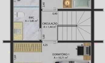 Imagem 7: Casa para venda possui 86 metros quadrados com 2 quartos em Ribeirão da Ilha - Florianópol