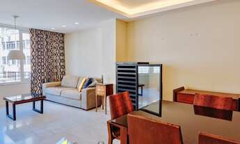 Imagem 8: Apt de 300 mts no Leme. Vista praia, andar alto, 1 por andar, 2 vagas. Mobiliado