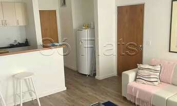 Imagem: Flat mobiliado com 1 dorm e 1 vaga de garagem