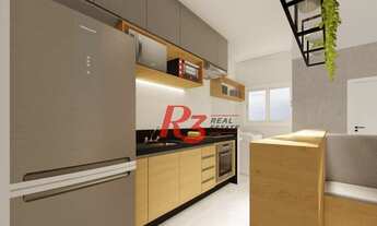 Imagem 1: Apartamento com 2 dormitórios à venda, 56 m² - Nova Mirim - Praia Grande/SP