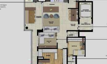 Imagem 5: Apartamento para venda com 117 metros quadrados com 3 quartos em Vila Yara - Osasco - SP