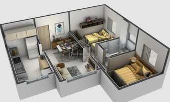 Imagem 4: Apartamento para Venda em Uberlândia, Jardim Europa, 2 dormitórios, 1 banheiro, 1 vaga