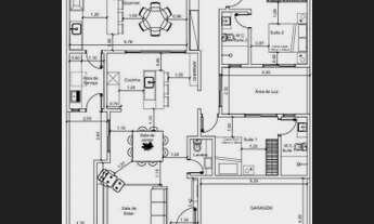 Imagem 5: Casa térrea com 3 suítes à venda, condomínio Maria Dulce - Indaiatuba-SP, em construção e