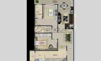 Imagem 3: Apartamento com 2 dormitórios à venda, 88 m² por R$ 367.000,00 - Vila Caiçara - Praia Gran