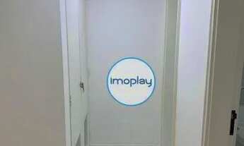 Imagem 7: Sala comercial reformada, com piso carpete, divisórias, 2 banheiros, 2 vagas na Berrini