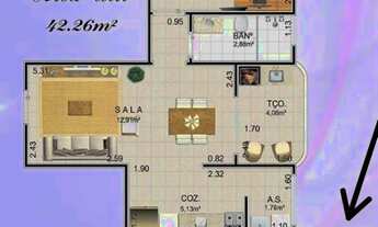 Imagem 4: Apartamento - 1 Dormitório - Prédio Frente Mar - em Maracanã - Praia Grande - SP - AMA196