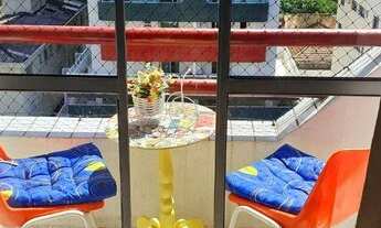 Imagem 7: Apartamento 01 dormitório com sacada vista livre + academia + vaga de garagem Canto do For