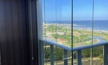 Imagem 6: Com ambientes amplos e moderno esse apartamento vista mar com dois quartos a venda na Pit