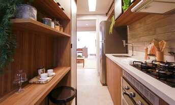 Imagem 2: Apartamento de 73 m2 com 2 suites, lavabo , varanda e vaga