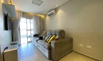 Imagem 2: Ampla sacada | 3 Dorm | Todo mobiliado | Porteira fechada | Varanda envidraçada | Ocian