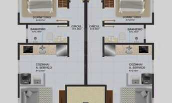 Imagem 3: APARTAMENTO COM 2 DORMITÓRIOS SENDO 1 SUITE À VENDA, 73,00M² por R$350.000,00 Nova Barra V