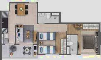 Imagem 2: Apartamento para venda possui 57 metros quadrados com 2 quartos em Centro - Campinas - SP