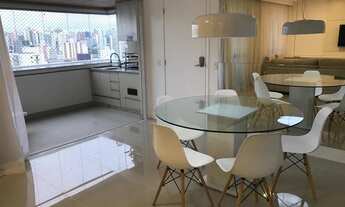 Imagem 1: Apartamento 128,15 m² 3 suítes sala c/ sacada gourmet 3 vagas decorado - Centro - Santo An