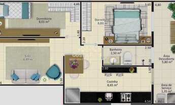 Imagem 2: Casa de Condomínio com 2 dorms, Ocian, Praia Grande - R$ 250 mil, Cod: 1930