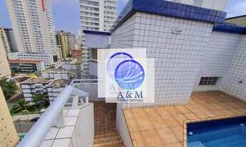 Imagem 3: Cobertura com 3 dormitórios à venda, 194 m² por R$ 1.400.000 - Canto do Forte - Praia Gran