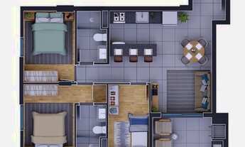 Imagem 5: APARTAMENTO com 2 dormitórios à venda por R$ 628.600,00 no bairro Bacacheri - CURITIBA / P