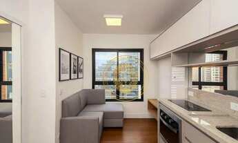 Imagem 2: Apartamento com 1 dormitório para alugar, 23 m² por R$ 2.567,00/mês - Batel - Curitiba/PR