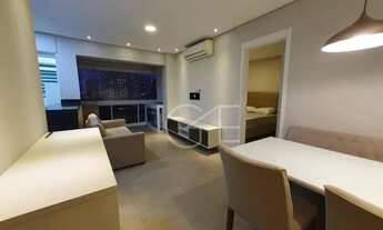 Imagem 2: Apartamento com 1 dormitório para alugar, 55 m² por R$ 4.320,00/mês - Boqueirão - Santos/S