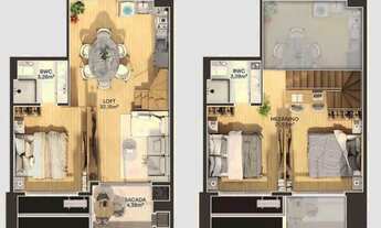 Imagem 6: Loft 3 Dormitórios para venda em Florianópolis - SC