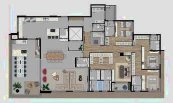 Imagem 3: Apartamento com 4 dormitórios à venda, 298 m² por R$ 2.010.000,00 - Jardim Olhos D'Ag