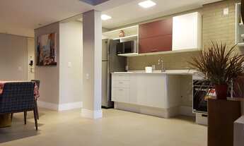 Imagem 5: Apto Locação / venda 92 m2. 1 suíte, repaginado e moderno Coz. planej. A/C, Lazer completo