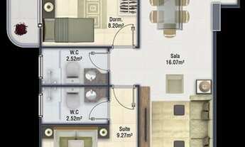 Imagem 2: APARTAMENTO GUILHERMINA - PRAIA GRANDE SP