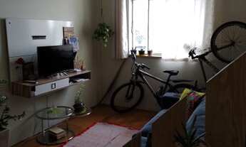 Imagem 2: Kitnet venda 30 m2, região central de Campinas. Sala e dormitório, cozinha e wc. Piso lami