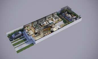 Imagem 4: Casa com 3 quartos em condomínio fechado, várzea grande-mt