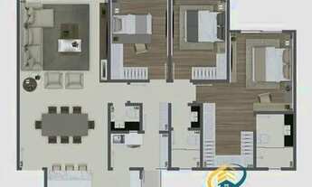 Imagem 5: Apartamento Alto Padrão para Venda em Orfãs Ponta Grossa-PR