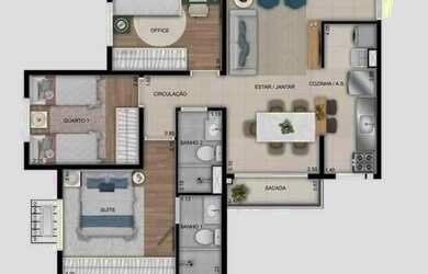 Imagem 14: Now Parque Amazônia - 42 a 61m² - 2 a 3 Quartos - 0 a 1 Suíte - 1 a 2 Vaga - Goiânia - GO