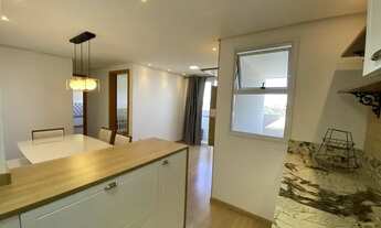 Imagem 4: Apartamento semimobiliado com 2 dormitórios, sala de estar e jantar integrados, cozinha, á