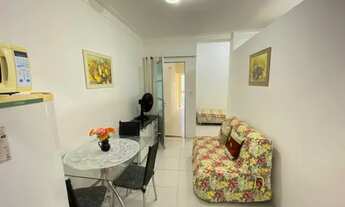 Imagem 1: Apartamento 1/4 sala mobiliado para aluguel por temporada na Barra