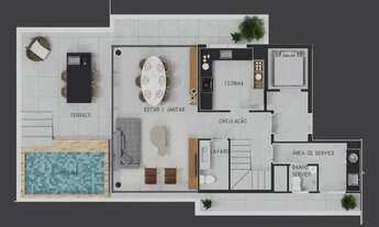 Imagem 7: Cobertura à venda, 3 quartos, 3 suítes, 3 vagas, Gutierrez - Belo Horizonte/MG