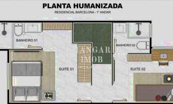 Imagem 5: Sobrado de condominio fechado na Penha com 2 suites à venda, 63 m²