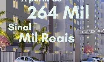 Imagem 2: NC - Apart 2 quartos com varanda e garagem. Sinal Mil reais