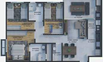 Imagem 4: Apartamento à venda no bairro Dom Bosco - Itajaí/SC