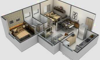 Imagem 6: Apartamento para Venda em Uberlândia, Jardim Europa, 2 dormitórios, 1 banheiro, 1 vaga