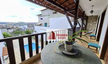 Imagem 13: Linda casa colonial 3 qtos/suíte/piscina/4 vagas, à venda, 230 m² por R$ 820.000 - São Ped