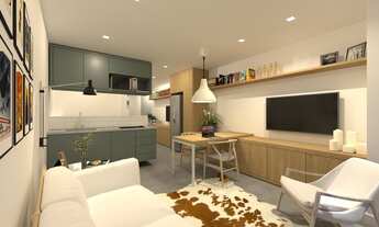 Imagem: Studio de 46 metros quadrados com 1 quarto